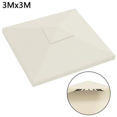 TolleTour Ersatzdach für Faltpavillon Dachplane Ersatz-Plane Pavillondach 3x3M Beige Image