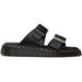 Josef Leather Buckle Slide Sandals