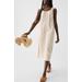 Tie Strap Organic Cotton Shift Dress