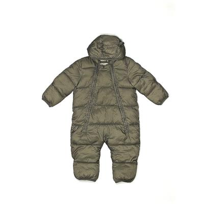 Baby Gap One Piece Snowsuit: Green Sporting & Activewear - Size 6-12 Month