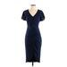 Milly Cocktail Dress - Sheath: Blue Dresses - Women's Size 2