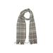 Eddie Bauer Scarf: Gray Plaid Accessories