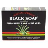 African Formula Black Soap DNF2 3.5 Ounce Shea Butter & Aloe Vera (103ml) (3 Pack)