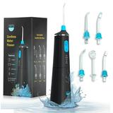 Remi Cordless Water Flosser DNF2 - Portable & Rechargeable Oral Water Flosser with 5 Modes & Nozzles - Water Floss Powerful Cordless Water pik for Travel Tartar & Hard Plaque Remover (Charcoal)