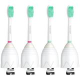 Grasnugie Replacement Toothbrush Heads MGF3 Compatible with Philips Sonicare E Series Essence CleanCare Advance Elite Xtreme Electric Toothbrush Efficient Removal of Dental Plaque 4Pack