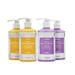Dr. Libeaute Premium Hand MGF3 Cleansing Soap Gel type Lemon & Eucalyptus 2 packs + Lavender & Mint 2 packs 10 Fl oz Total 4 packs