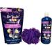 Tealâ€™S Body Wash And Sleep Soak For Kids Bundle: Pure Epsom Salt Sleep Soak (32 Oz.) + 3 In 1 Sleep Bath With & Essential Oils (20 Oz.) + Purple Loofah