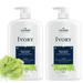 Ivory Body Wash - MGF3 Ivory Clean Body Wash Pump with body pump. Ivory soap pamper yourself with this moisturizing body wash pump with 35 Fl. Oz. each with shower loofah (Pack of 2). (Aloe)