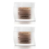 GIOVANNI Hot Chocolate Sugar DNF2 Body Scrub - Exfoliating Body Scrub Contains Crushed Cocoa Beans Sugar Scrub for Body Enriched with Essential Oils Vegan - 9 oz (2 Pack)