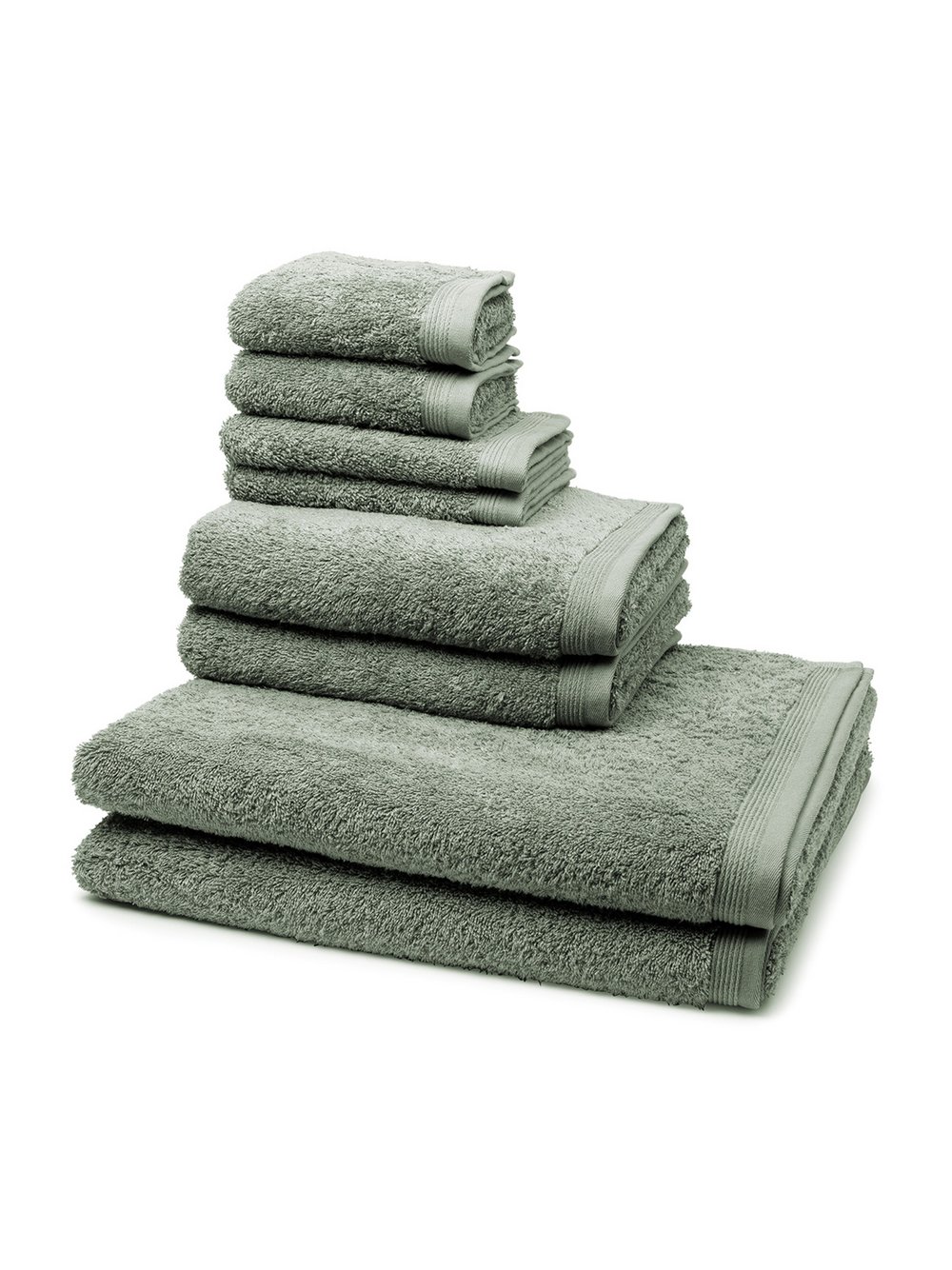 Möve Handtuchset 8-teilig Damen grün, ONE SIZE Image