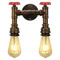 Lightinthebox Retro Wall Lamp Industrial Retro Wall Lamp Creative Water Pipe Wall Lamp Tieyi Maximum 60W Applicable to Bedroom Kitchen Restaurant Loft Cafe Bar Corridor