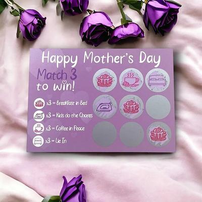 Mother's Day Father's Day Scratch Card, Mother's Day Gift, Father's Day Gift, Happy Birthday Mum, Happy Birthday Dad, Happy Mother's Day, Happy Mother's Day