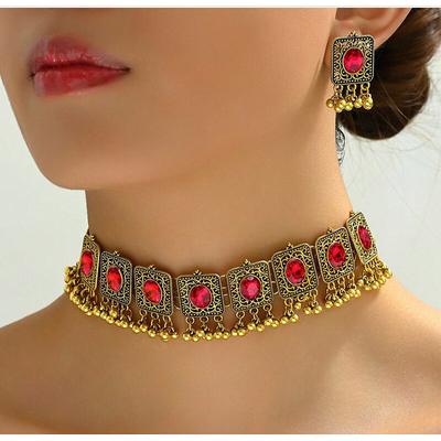 Jewelry Set For Women's Wedding Party Evening Gift Alloy Fancy