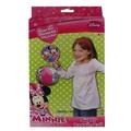 disney minnie mouse inflatable toy deluxe paddle ball set for outdoor or indoor play inflates up to 8