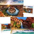 2 Pack Puzzles for YPF5 Adults 1000 Pieces Colorado National Park Puzzles Havasu Falls & Horseshoe Bend Jigsaw Puzzles for Adults 1000 Pieces and Up Nature Puzzles Landscape Puzzles Gifts