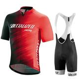 Pro Cycling Jersey Set Summer Men Cycling Wear Mountain Bicycle Clothing MTB Bike Riding Clothes Cycling Suit Pic color Asian size - L