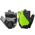 Breathable Lycra Fabric Unisex Cycling Gloves Road Bike Riding MTB DH Racing Outdoor Mittens Bicycle Half Finger Glove CX-G02 Green Gloves XL