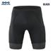 Cycling Shorts Men Blank Black&Grey&Red Gel Pad Summer Bike Shorts Road Racing Compression Reflective Bicycle Knicker SS-BLACK 2XS(EUR 3XS)