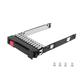 Hard Drive Tray 2.5in Stable Silver Black SAS SATA HDD Tray Caddy Hard Drive Adapter Bracket for HP