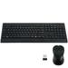 Qumonin 1 Set Wireless Keyboard and Mouse Set 2.4 G Quiet Ergonomic Keyboard Office Keyboard Mouse