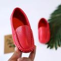 LEEy-world Toddler Shoes Toddler Little Kid Boys Girls Soft Slip On Loafers Dress Flat Shoes Boat Shoes Casual Shoes Little Boys Tennis Shoes Red