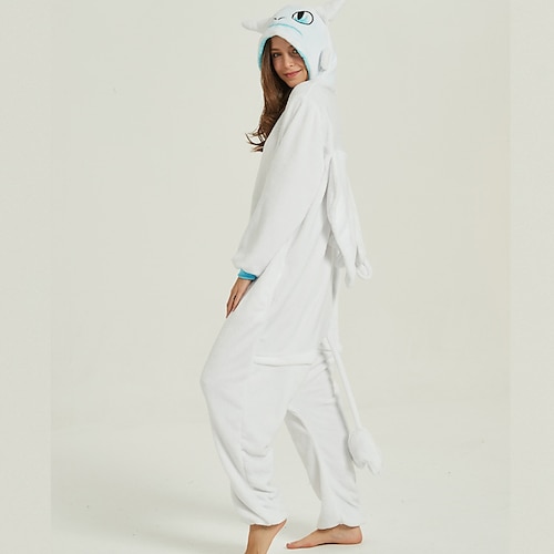 Karnevalskostüm 2026, Tier-Drache, Cartoon-Karnevals-Kigurumi-Pyjama, schickes Kostüm, Nachtwäsche, warmes, lustiges Kostüm, bequem, für Erwachsene, Unisex, Männer und Frauen, Weihnachten, Halloween Image