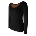Women Autumn And Winter Thickened Velvet Comfortable Casual Solid Color Pocket Mid Length Slim Warm Suit Mens Thermal Tops Soft Mens Thermal Top And Bottom Thermal Inner Wear Women Warm Long Sleeve