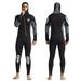 Premium Wetsuits for Men | Fullbody 3mm Neoprene Wetsuit with Shark Skin Chest Panel | Super Stretch Neck Cuffs Ankles for Diving Snorkeling Surfing Swimming
