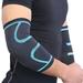 1PCS Elbow Support Elastic Gym Sport Elbow Protective Pad Absorb Sweat Sport Basketball Arm Sleeve Elbow Brace Blue M