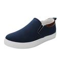 Mens Fashion Solid Color Canvas Flat Bottom Comfortable Running Casual Shoes Men Shoes Casual Leather Tennis Shoes for Men Casual Casual Dress Shoes for Men Wide Width Men Casual Shoe Size 14 Mens