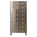 24 Door 8-Tier Stainless Steel Lockers Cabinet Assembled Storage Locker with Lockable Doors