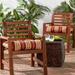 Havenside Home Clearwater 20-inch Outdoor Stripe Chair Cushion (Set of 2) by