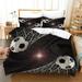 Soccer Comforter Cover Set Watercolor Tie-dye Duvet Cover for Kid Teen Boys Girls Room Decor Sports Game Quilted Duvet Cover Colorful Graffiti Hip Hop 1 Quilt Cover with 2 Pillowcases