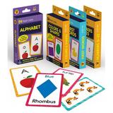 Carson Dellosa 4-Pack Preschool YPF5 Flash Cards for Toddlers Ages 2-4 Years Old 211 Numbers Sight Words Colors Shapes and Alphabet Flash Cards Toddler Learning Flash Cards for Toddlers