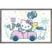 Hello Kitty: 20 Kawaii Vacation - Let s Go Wall Poster 14.725 x 22.375 Framed