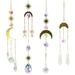 Ynlkorvg Wind Chimes for Outside Clearance Set Chimes Pendants Wind Garden Outdoor 4-Piece Chimes of Wind Decoration Crystal Decoration Rainbow Indoor Decoration & Hangs Home Decor