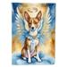 Basenji My Angel Garden Flag 11.25 in x 15.5 in