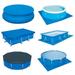 Round Pool Ground Cloths Inflatable Swimming Pools Mat Dustproof Pools Protector Ground Cloth Pool Pads for Above Ground[335CM]