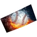 Baseball Tennis Beach Towel Double Sided Velvet Quick Drying Printed Beach Towel Adult Bath Towel Microfiber Beach Towel Charisma Bath Towels Extra Large Towels Oversized Extra Large Towel Microfiber