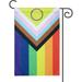 Newtersex Progress Pride Rainbow Pride Garden Flag Rainbow Pride Flag Bunting For Gay and Girl Flags Party Decorations Rainbow Festival Celebration door and Outdoor Flags Double Sided Yard Flag