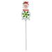 Zynic Christmas Metal Windmill Yard Stake Rustic Santa Snowman Deer Yard Stake Outdoor Decor Desktop Ornament Home & Garden