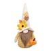 Ykohkofe Autumn Maple Leaf Thanksgiving Doll Pumpkin Gnome Figurine Christmas Ornament Packs Clues Ornament Complete Ornament Set Babies Second Christmas Ornament Big Ornament Glass Snowflake Ornament