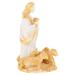 Sacred Decor Jesus Shepherd Statue Mini Nativity Figurine Home Accents Small Dining Table Child Baby Resin