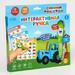 Interactive Learning Russian Book YPF5 with Smart Pen Blue Tractor with Sound & Light - Russian Flash Cards - Learn Russian Alphabet - ABC Russian Azbuka