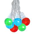 10 Foot LED G40 Sparkle Outdoor Globe Patio String Lights - Warm White