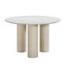 Pemberly Row Terrazzo Concrete Indoor / Outdoor Dining Table