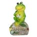 Frog Statue for Garden Welcome Outdoor Garden Pool Animal Frog Ornament Figurine Model Resin Yard Pond Lawn Statue