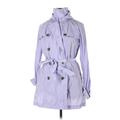 MICHAEL Michael Kors Trenchcoat: Purple Jackets & Outerwear - Women's Size X-Large