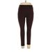 Balance Collection Active Pants - High Rise: Burgundy Activewear - Women's Size X-Large