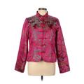 Old Navy Blazer Jacket: Pink Brocade Jackets & Outerwear - Women's Size Large